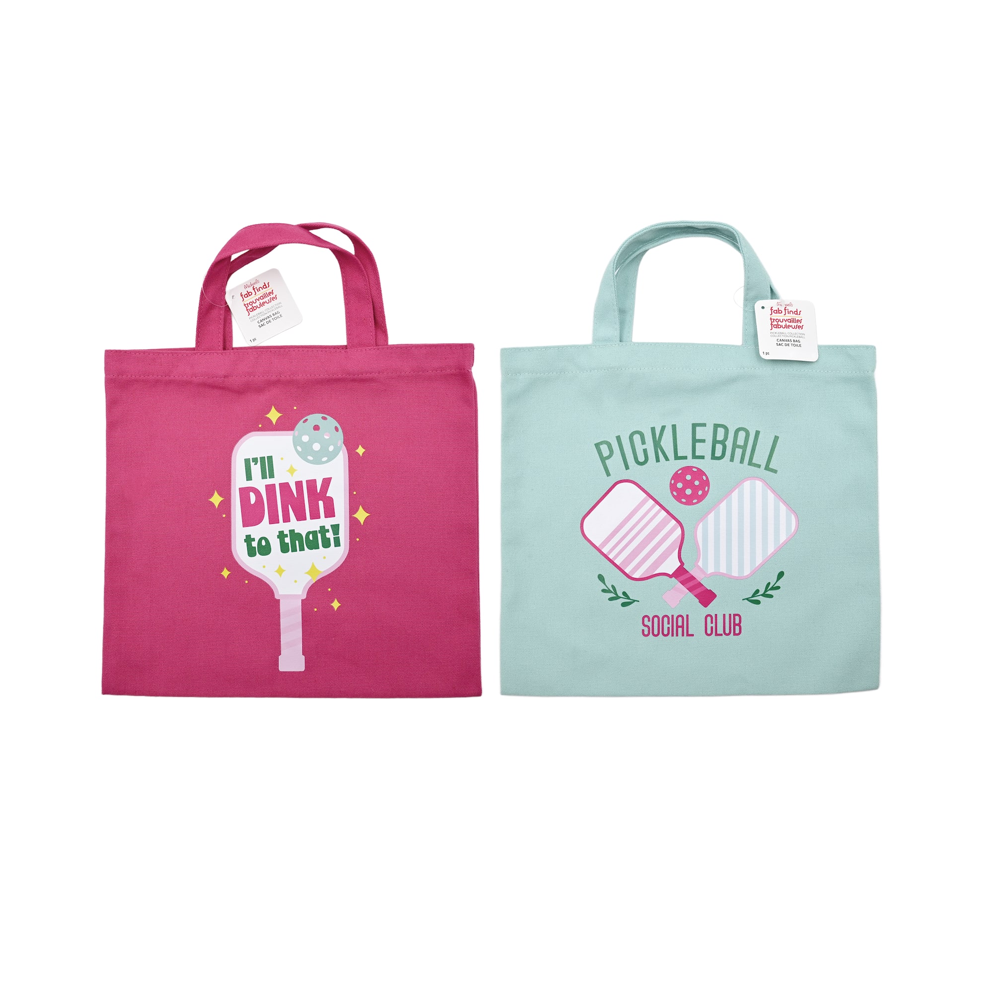 Assorted 15.75" Pickleball Canvas Bag, 1pc. by Fab Finds